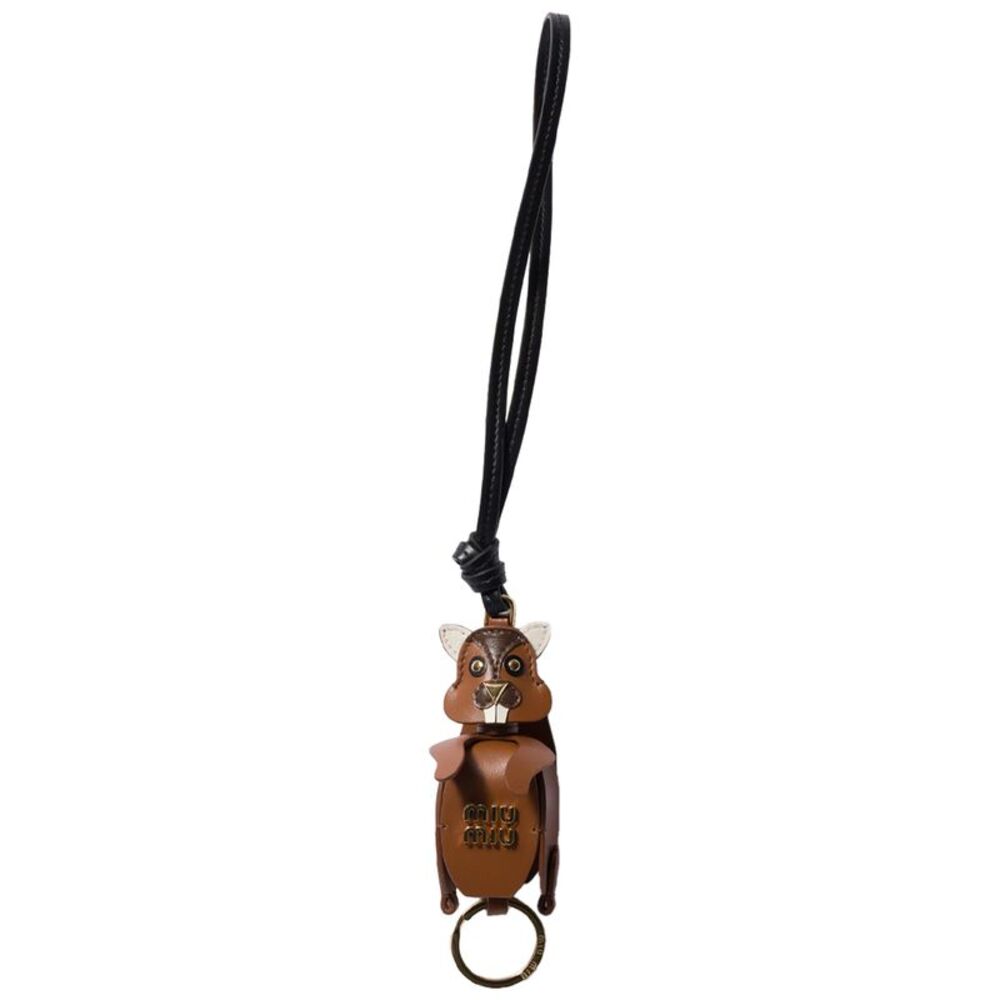Miu Miu Women Trick Portachiavi In Pelle